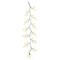 Kurt Adler 6-Foot Green Garland with 48 Warm White LED Lights and White Ball